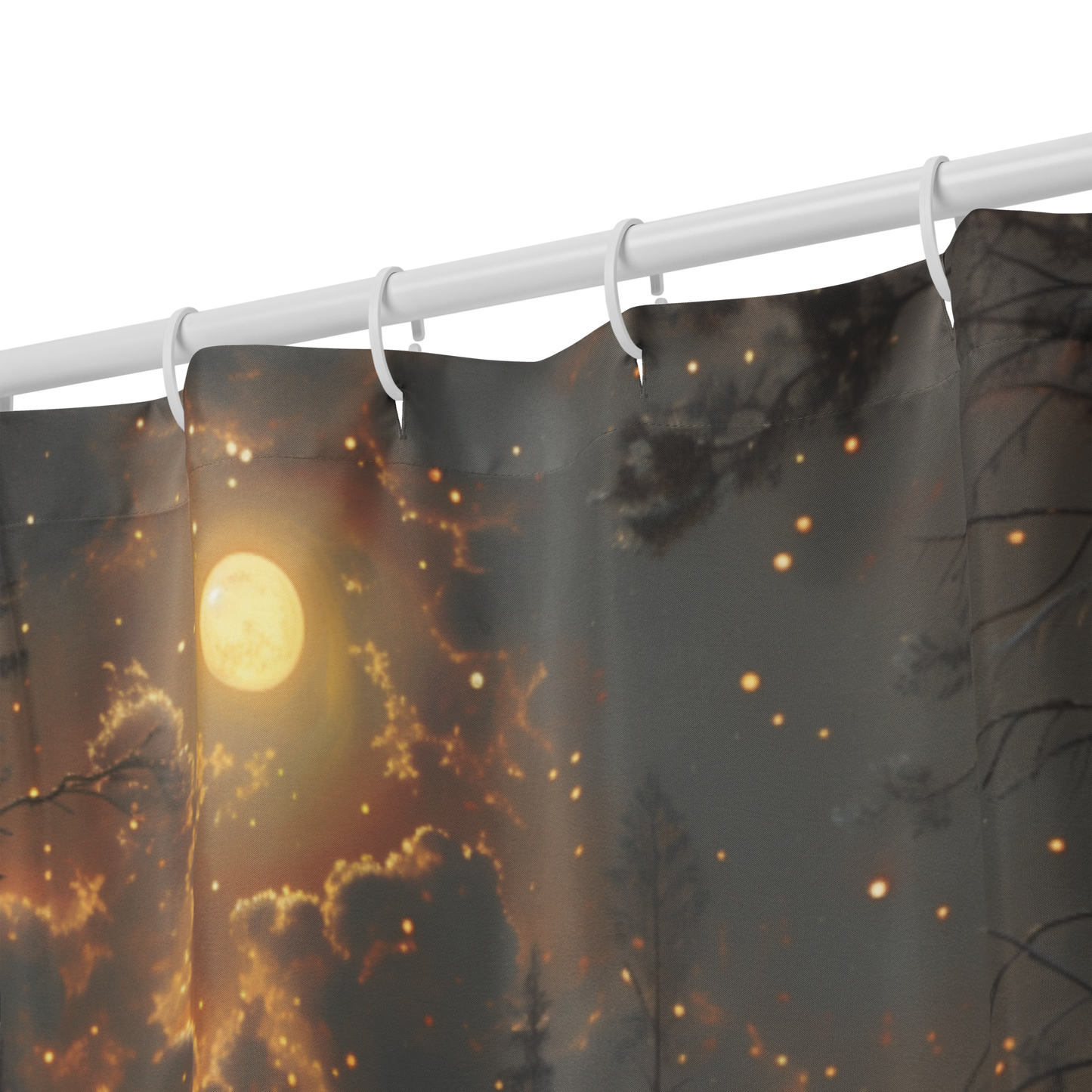 Mystic Forest Mushroom Shower Curtain